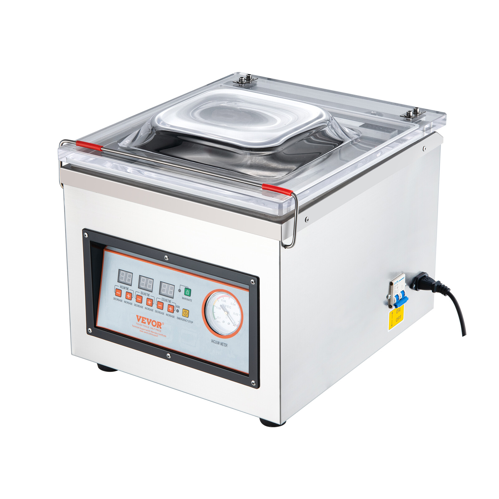 VEVOR Chamber Vacuum Sealer DZ-260C Commercial Sealing Packing Machine 320W