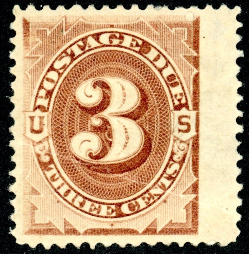 USA J3 MINT WITH HUGE RIGHT \ USA J3 MINT WITH HUGE RIGHT \