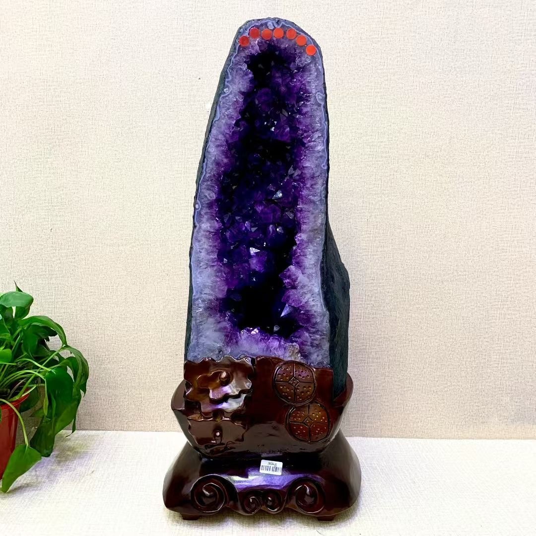 79.3LB Large Natural Amethyst Geode Cathedral Crystal Cluster Specimen Healing 79.3LB Large Natural Amethyst Geode Cathedral Crystal Cluster Specimen Healing