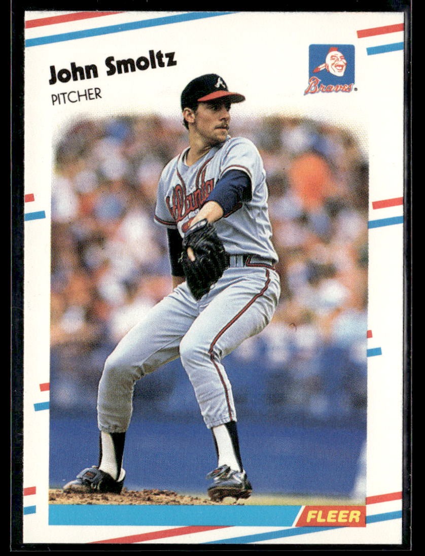 1988 Fleer Update JOHN SMOLTZ #U-74 HOF Rookie Card RC