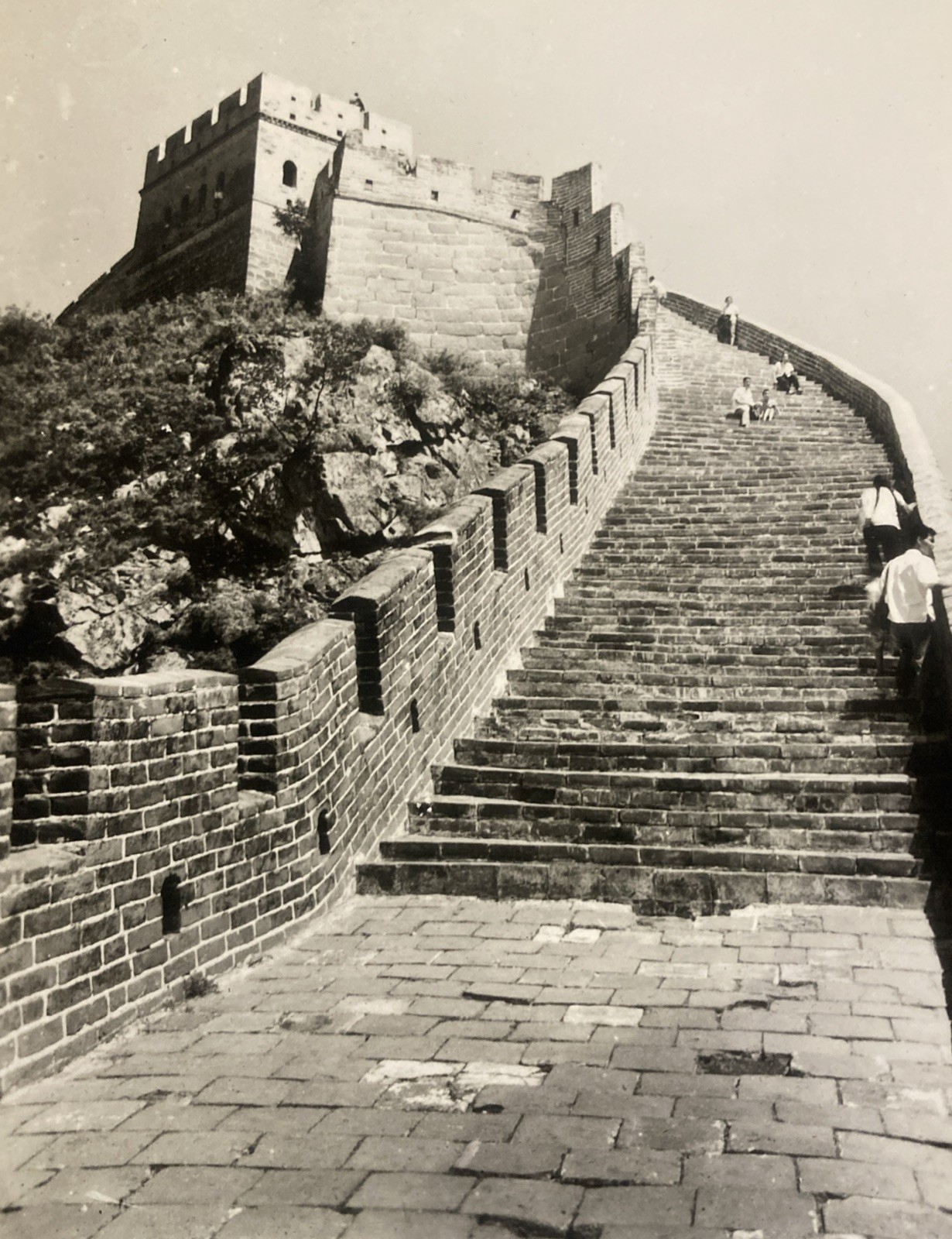Great Wall Of China The Steep Steps Photo
