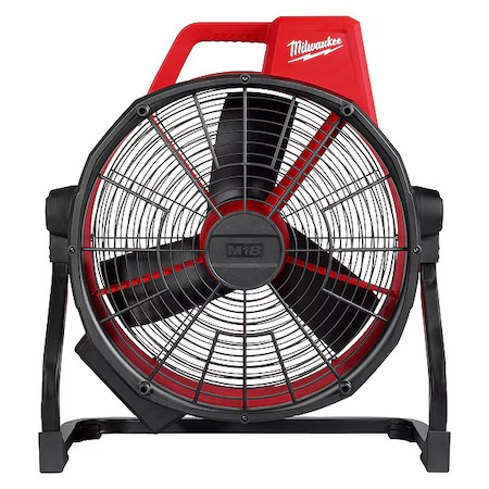 Milwaukee Tool 0821-20 M18 Brushless Jobsite Fan, 18 In Blade Dia, 3 Speeds, Milwaukee Tool 0821-20 M18 Brushless Jobsite Fan, 18 In Blade Dia, 3 Speeds,