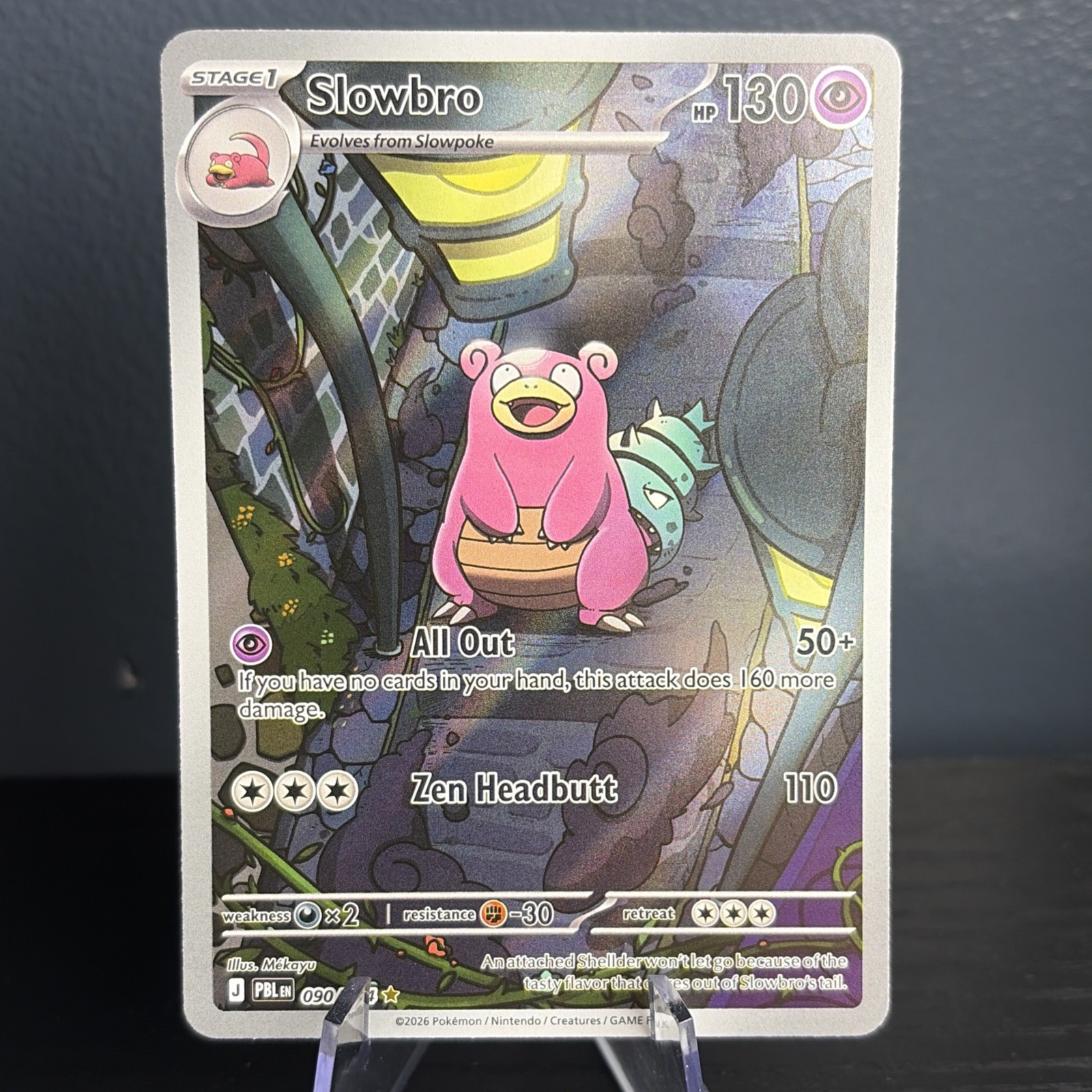 Slowbro 090/084 Me05: Pitch Black Holo