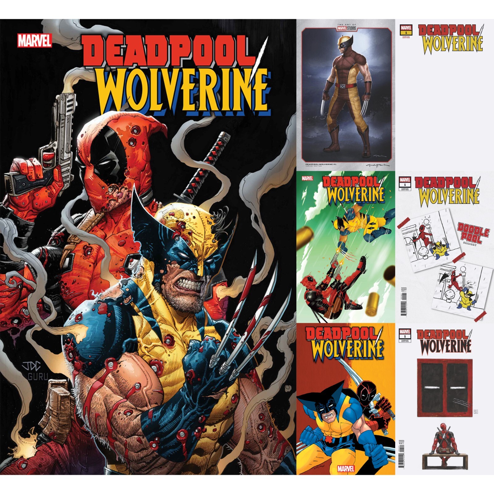 Deadpool/Wolverine (2024) #1 2 3 4 5 6 7 8 9 10 Marvel Comics X-Men COVER SELECT Deadpool/Wolverine (2024) #1 2 3 4 5 6 7 8 9 10 Marvel Comics X-Men COVER SELECT