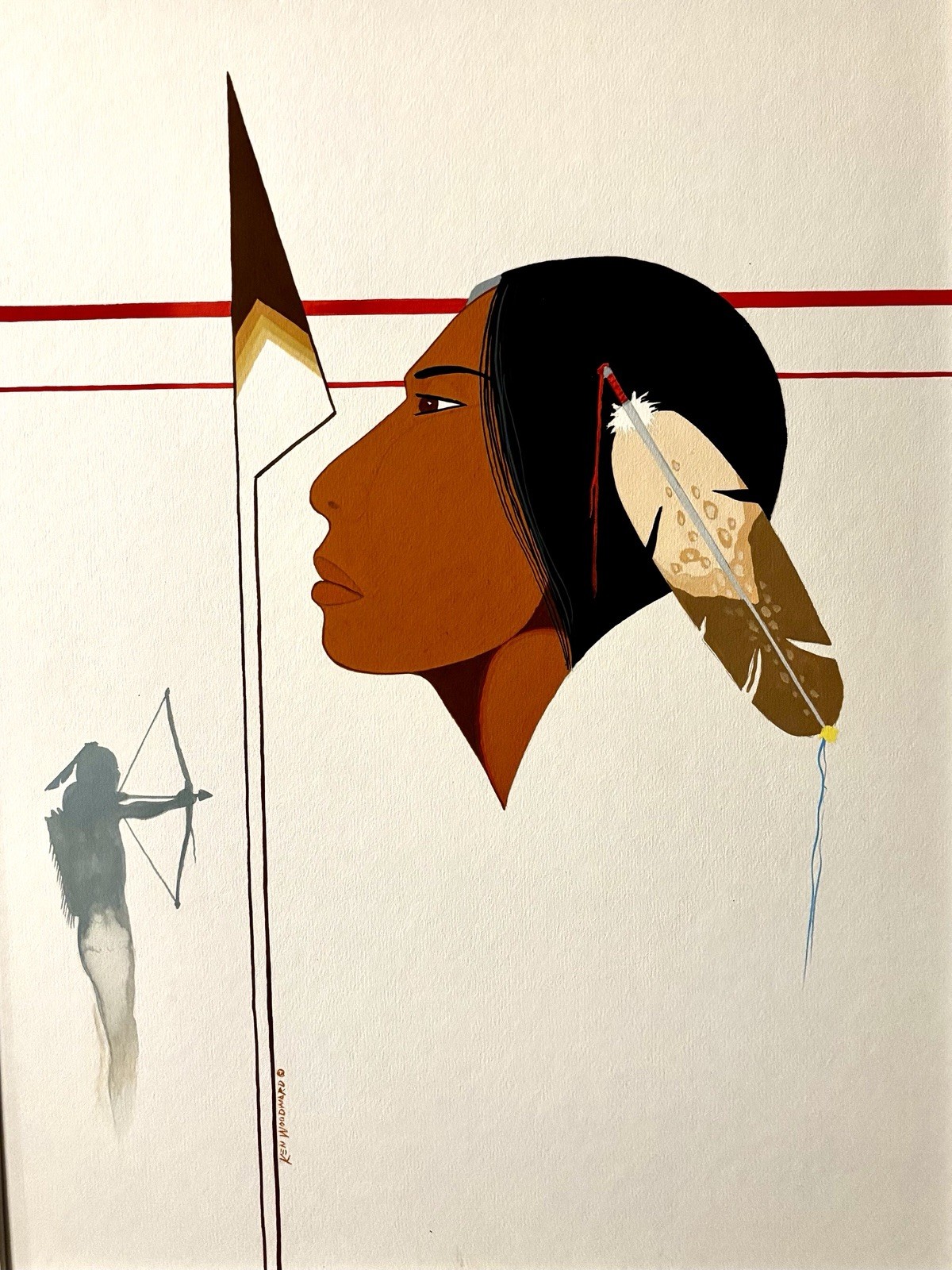Ken Woodward Original “Get Back” Vintage 1982