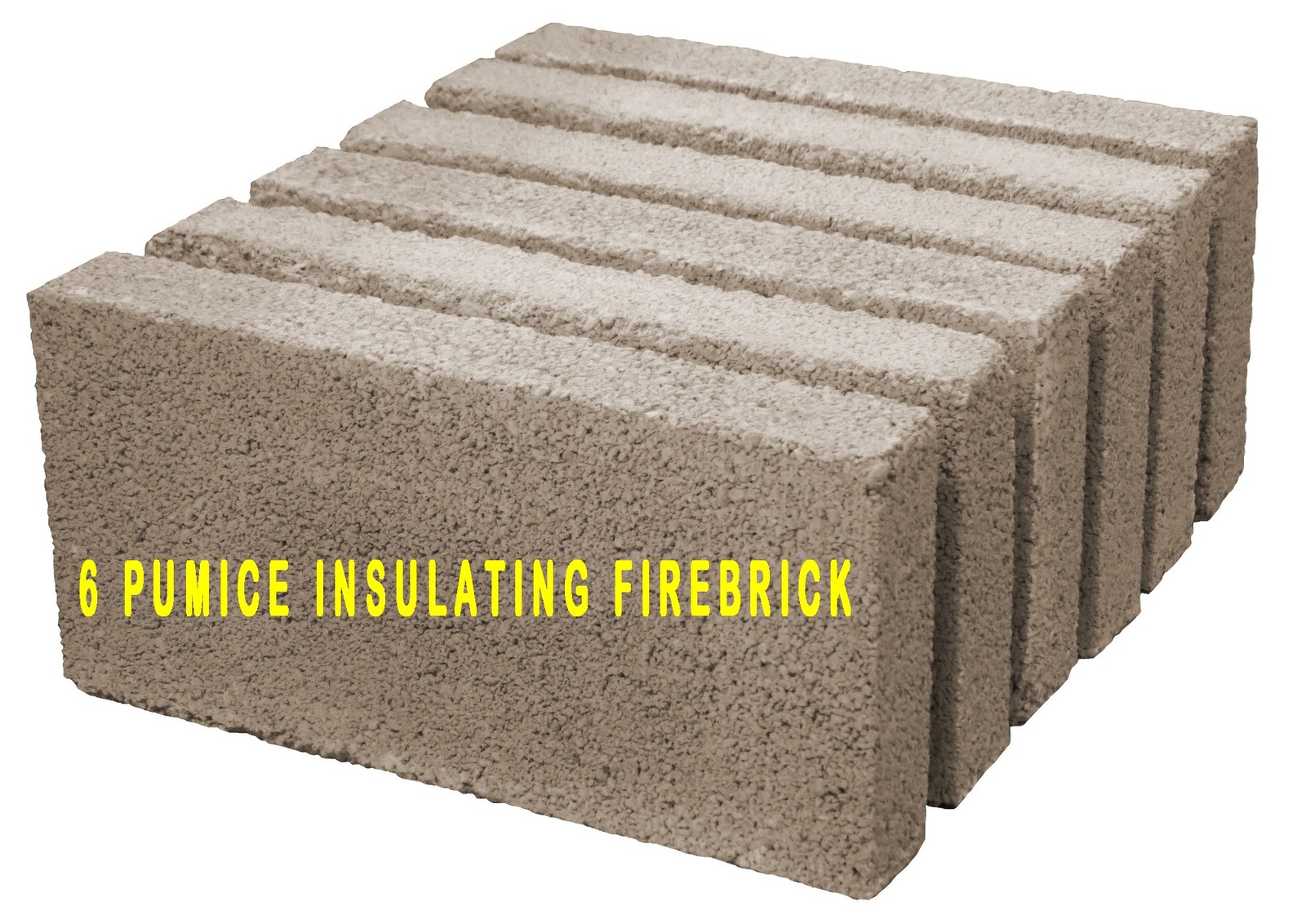U S STOVE PUMICE WOOD STOVE FIREBRICK  [PP1901]  WHOLE & UNCUT FBP6E 6 PACK