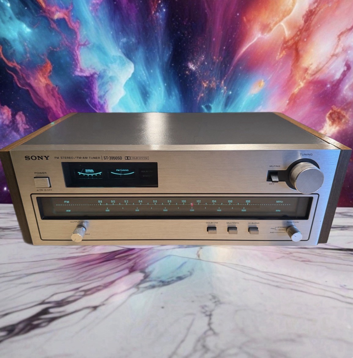Sony FM Stereo FM-AM Tuner ST-3950SD Full Fresh Service Very Rare Beauty 🔥🎶