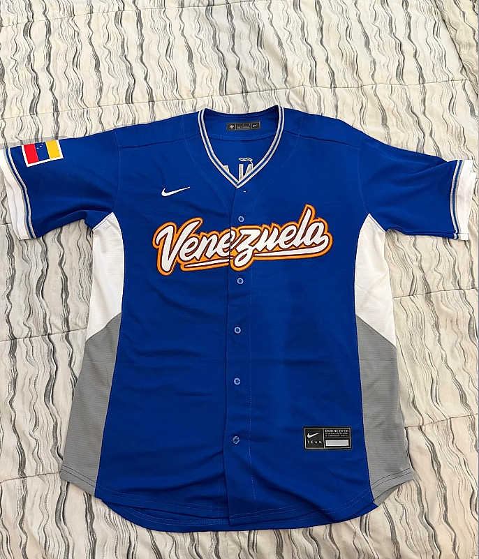 Men's Venezuela Baseball Ronald Acuña Jr. 2026 World Baseball Classic Stitched