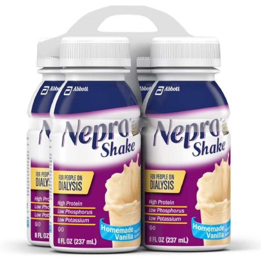 Nepro Shake W/ Carbsteady Vanilla 8 oz Bottle 425 Calories Per Serving, 4 Ct Nepro Shake W/ Carbsteady Vanilla 8 oz Bottle 425 Calories Per Serving, 4 Ct