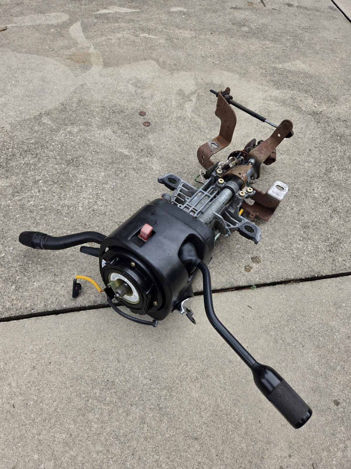 92-96 Ford F150 F250 Steering Column W Key Auto Transmission Tilt w/ Cruise