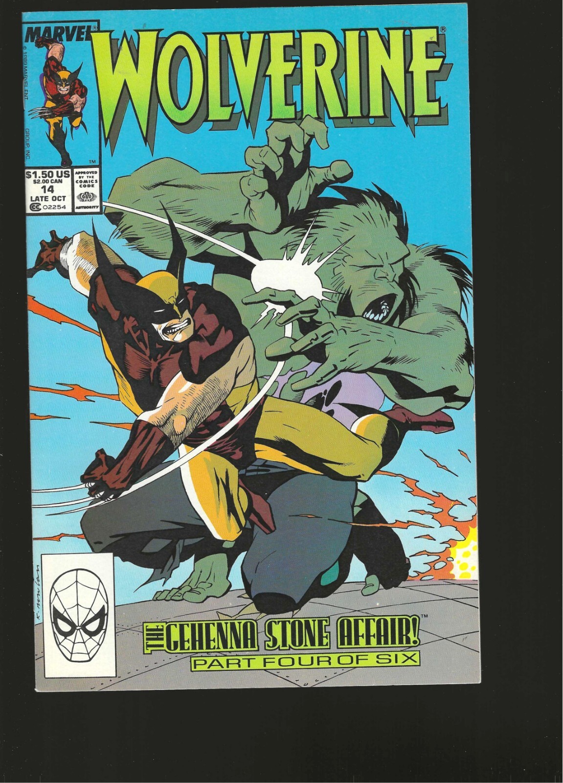 Wolverine #14 Oct 1989 NM Wolverine #14 Oct 1989 NM
