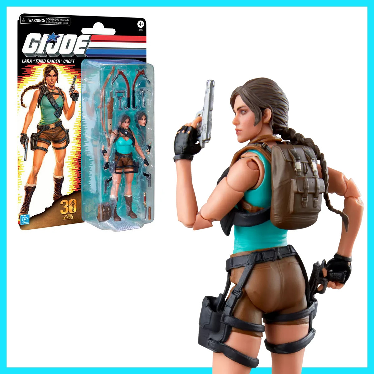G.I. JOE CLASSIFIED LARA CROFT TOMB RAIDER Crossover 6-Inch Figure MOC PRE-SALE
