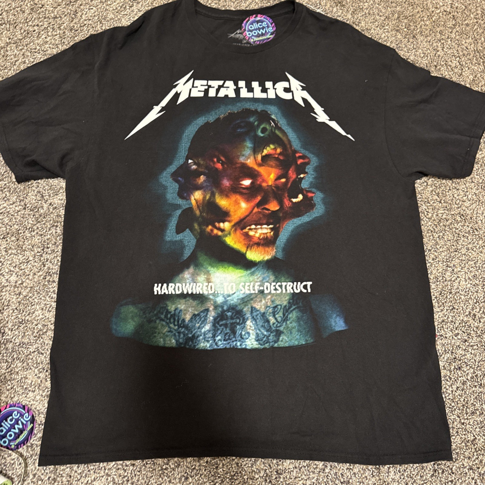 Metallica 2019 World Wired Tour T Shirt Music Memorabilia Size Xl Metallica 2019 World Wired Tour T Shirt Music Memorabilia Size Xl