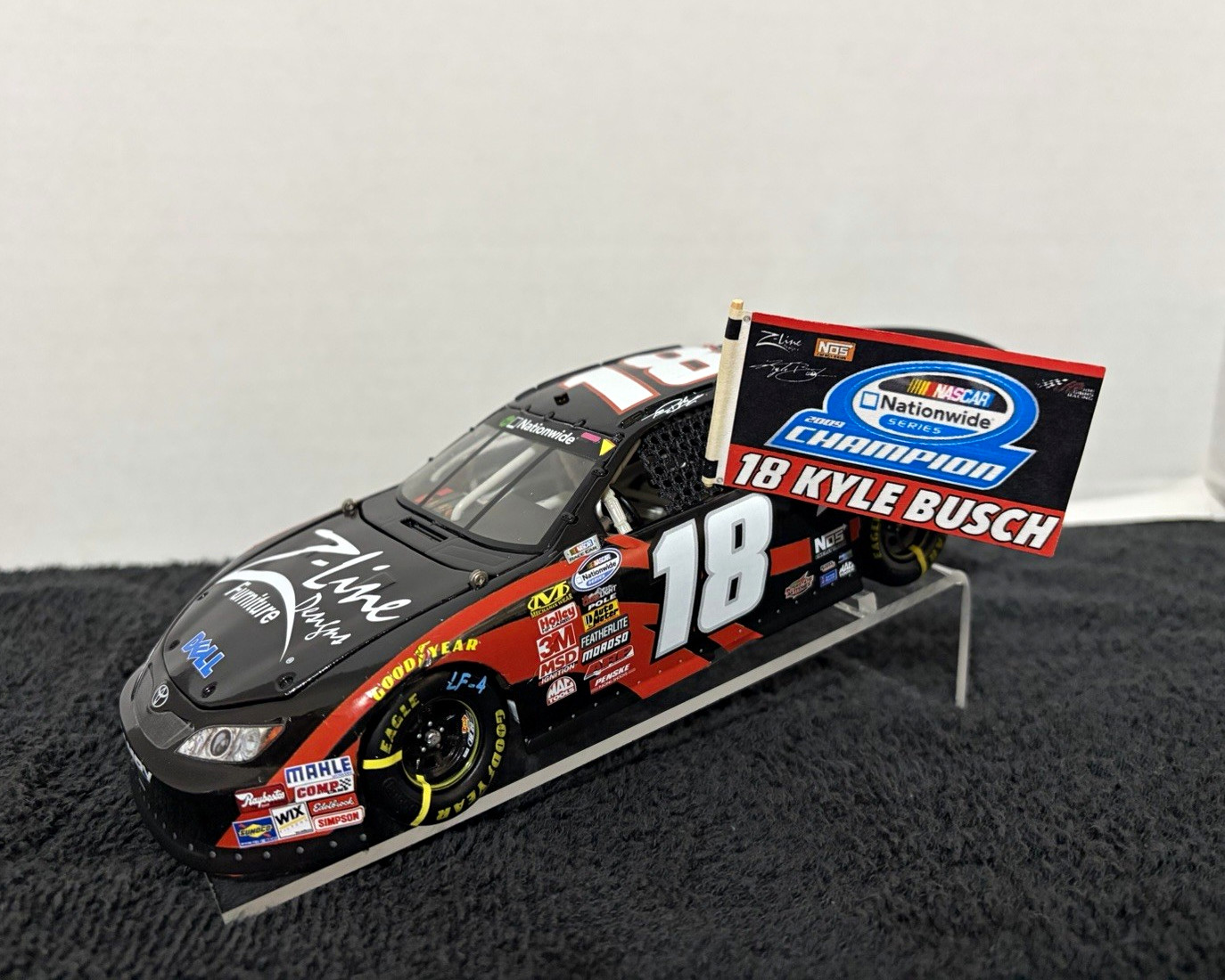 Custom Built 2009 1/24 Kyle Busch Championship NASCAR Diecast (Talladega Scheme)