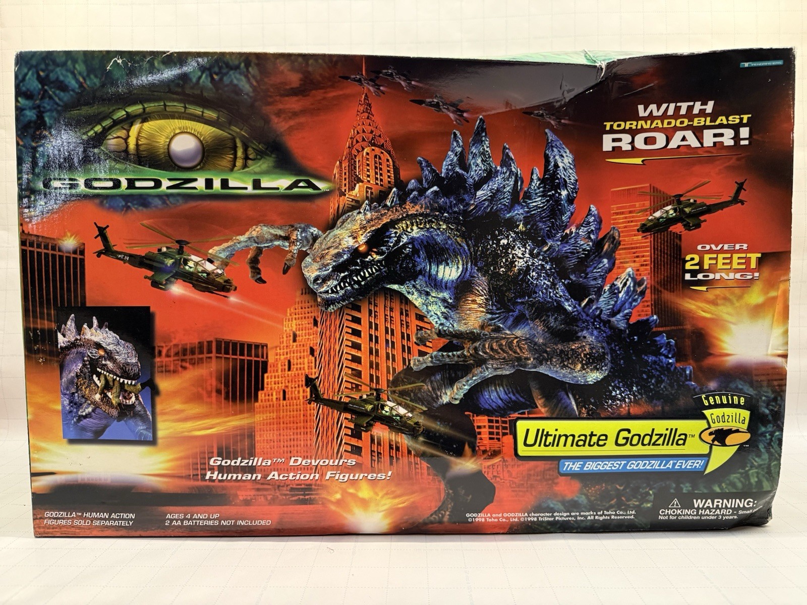 Trendmasters #31125 Toho 1998 Ultimate Godzilla Factory Sealed In Box Trendmasters #31125 Toho 1998 Ultimate Godzilla Factory Sealed In Box
