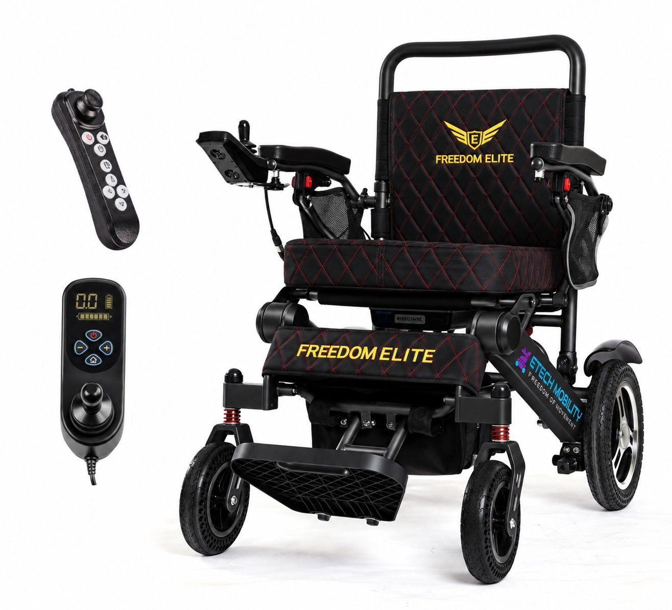 All Terrain Lightweight Foldable Electric Wheelchair Heavy Duty 330lb All Terrain Lightweight Foldable Electric Wheelchair Heavy Duty 330lb