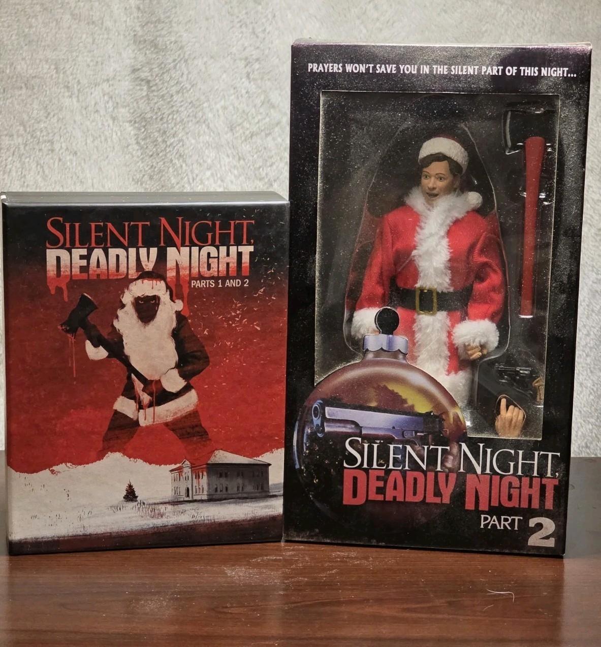 Silent Night Deadly Night 1 & 2 Boxset 101 Films and NECCA Billy SNDN 2 Figure