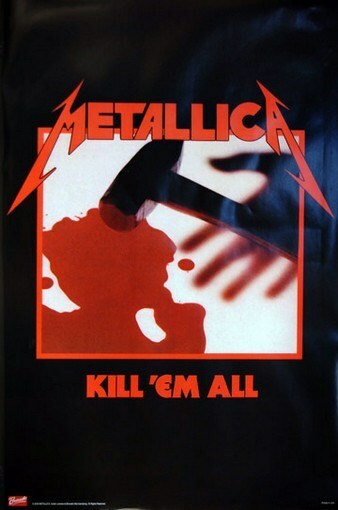 METALLICA POSTER Kill 'em All RARE HOT NEW 24X36 METALLICA POSTER Kill 'em All RARE HOT NEW 24X36