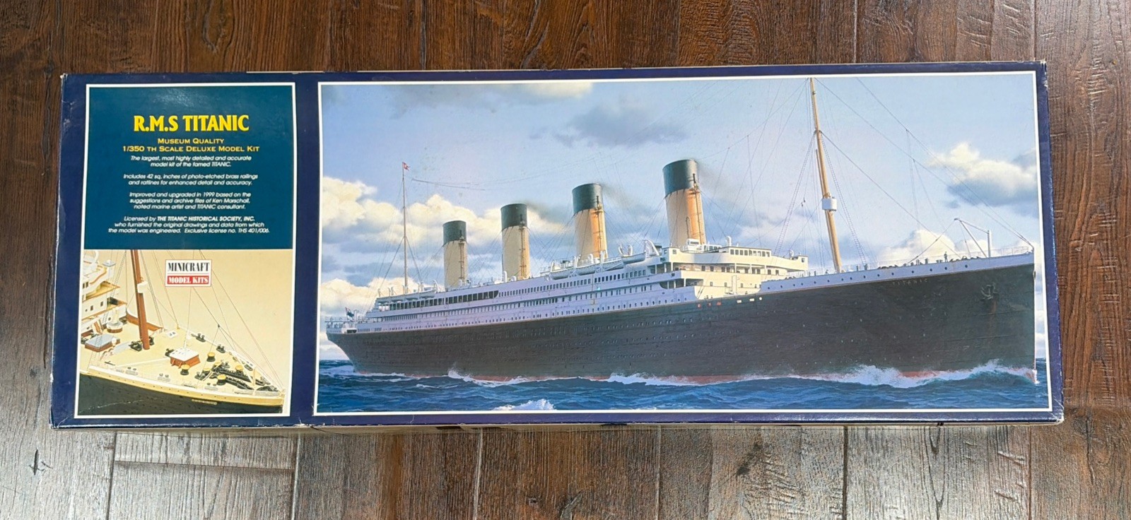 NIB Minicraft Models 1/350 scale model kit of the R.M.S. TITANIC “Deluxe Edition NIB Minicraft Models 1/350 scale model kit of the R.M.S. TITANIC “Deluxe Edition