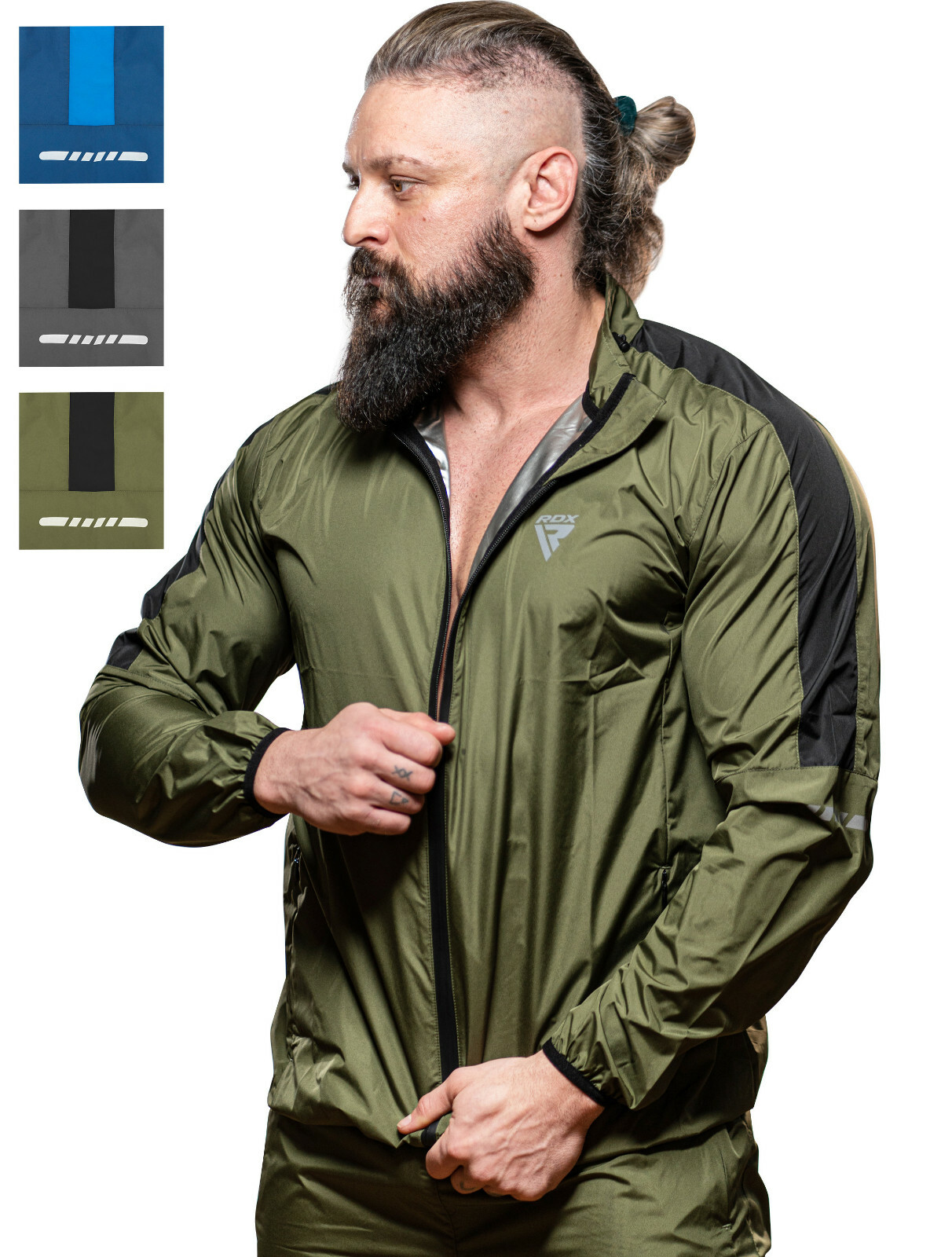 RDX Sauna Suit , Sauna Sweat Suit Men, Weight Loss, Workout Sweat Suit for Gym