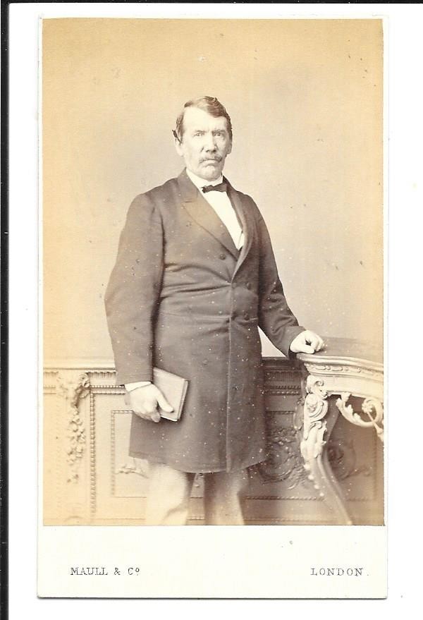CDV: DR. DAVID LIVINGSTONE--SCOTTISH MISSIONARY & EXPLORER OF ARICA--1860s