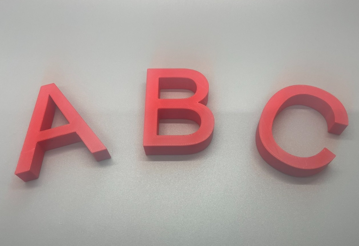 3D Printed Letters - CUSTOM -  ** PRICED PER INDIVIDUAL LETTER **