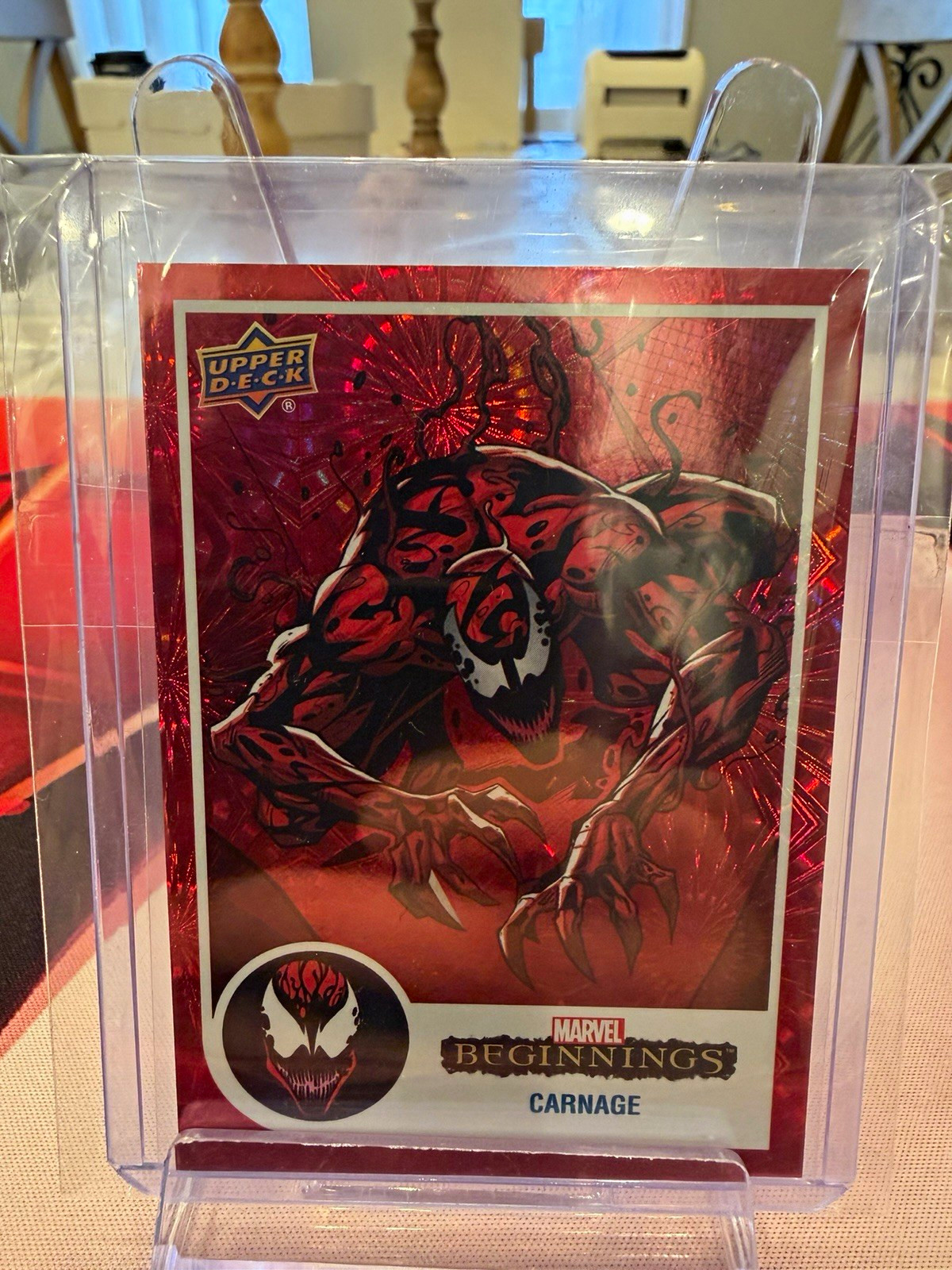 Upper Deck Marvel Beginnings 2022 Carnage #128 - Red Supernova