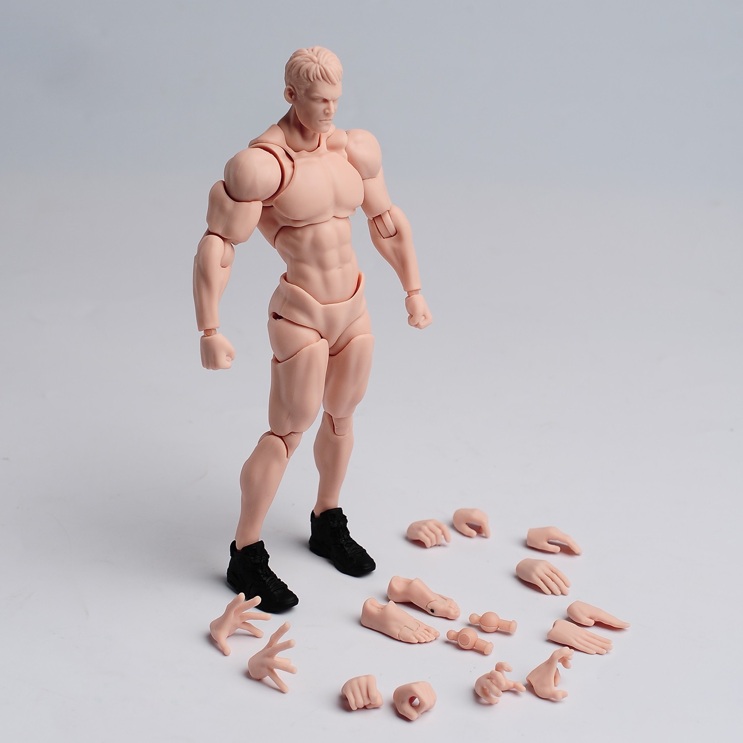 US Wind Toys 1/12 Pale Skin Flexible Man Jointed 6\ US Wind Toys 1/12 Pale Skin Flexible Man Jointed 6\