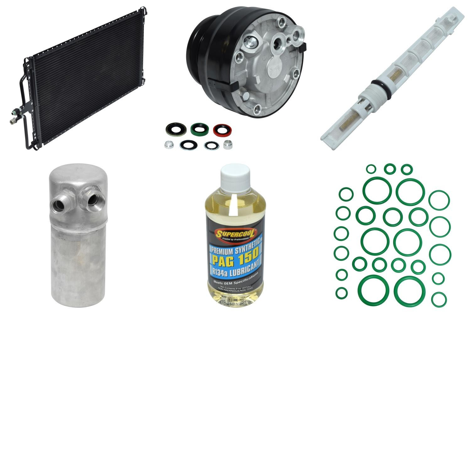 UAC KT 2363A A/C Compressor Kit For 88 C1500 C2500 C3500 K1500 K2500 K3500