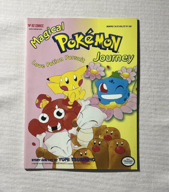 Magical Pokemon Journey Vol 4 #2 Comic Book VIZ 2001 Cubone Vintage Rare