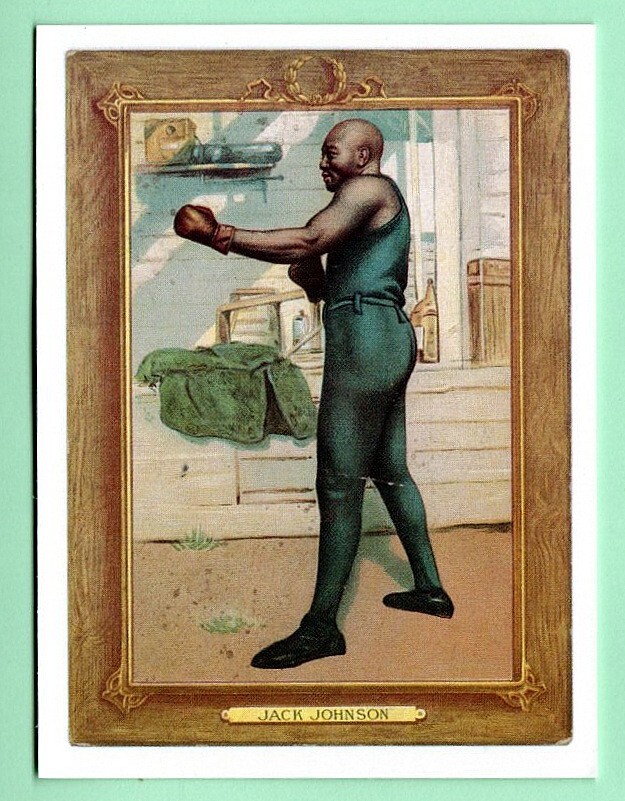 JACK JOHNSON Rare Sports Immortal Card BOXING 1911 TOBACCO CARD PORTRAIT JACK JOHNSON Rare Sports Immortal Card BOXING 1911 TOBACCO CARD PORTRAIT