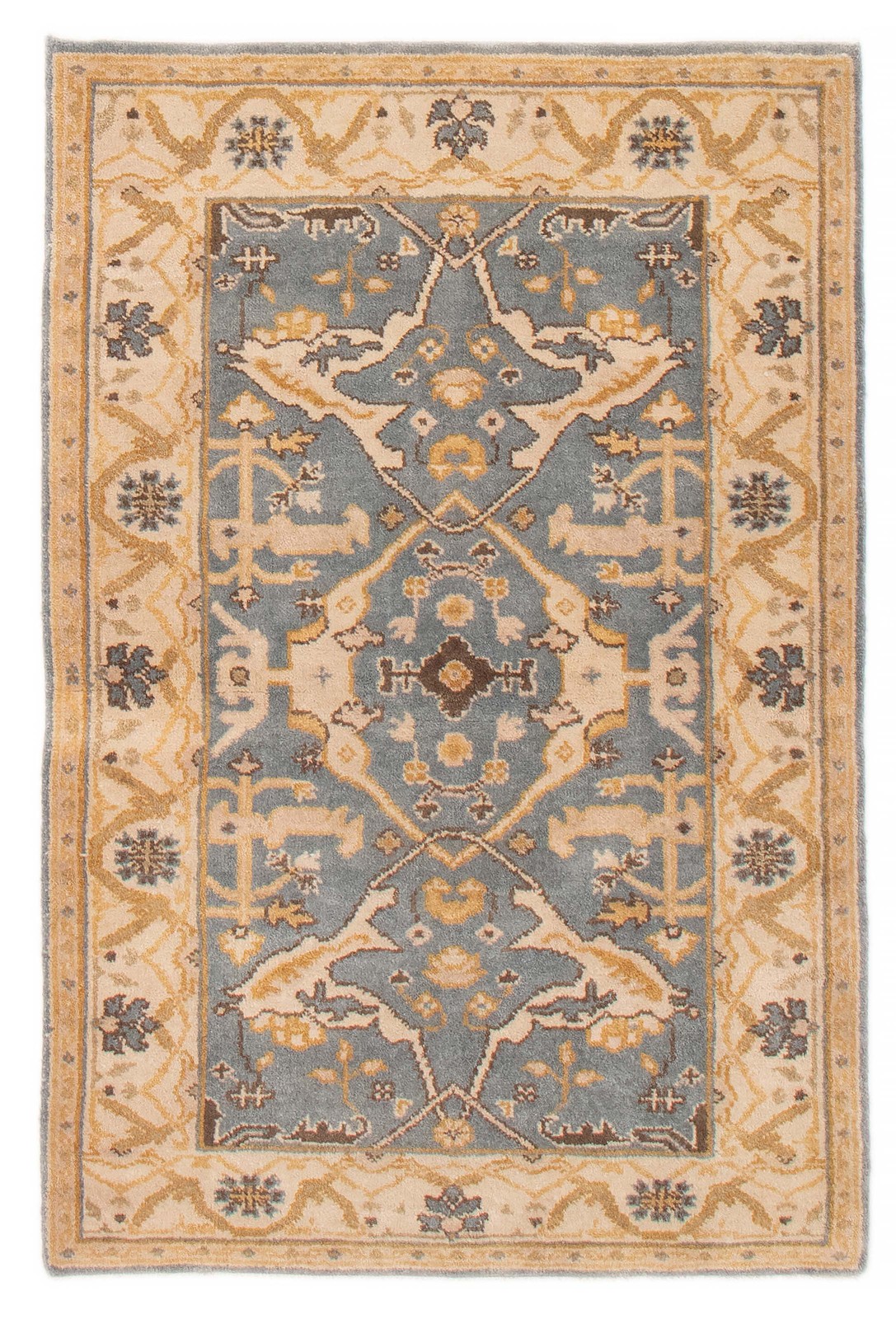 Vintage Hand-Knotted Area Rug 4\'0\