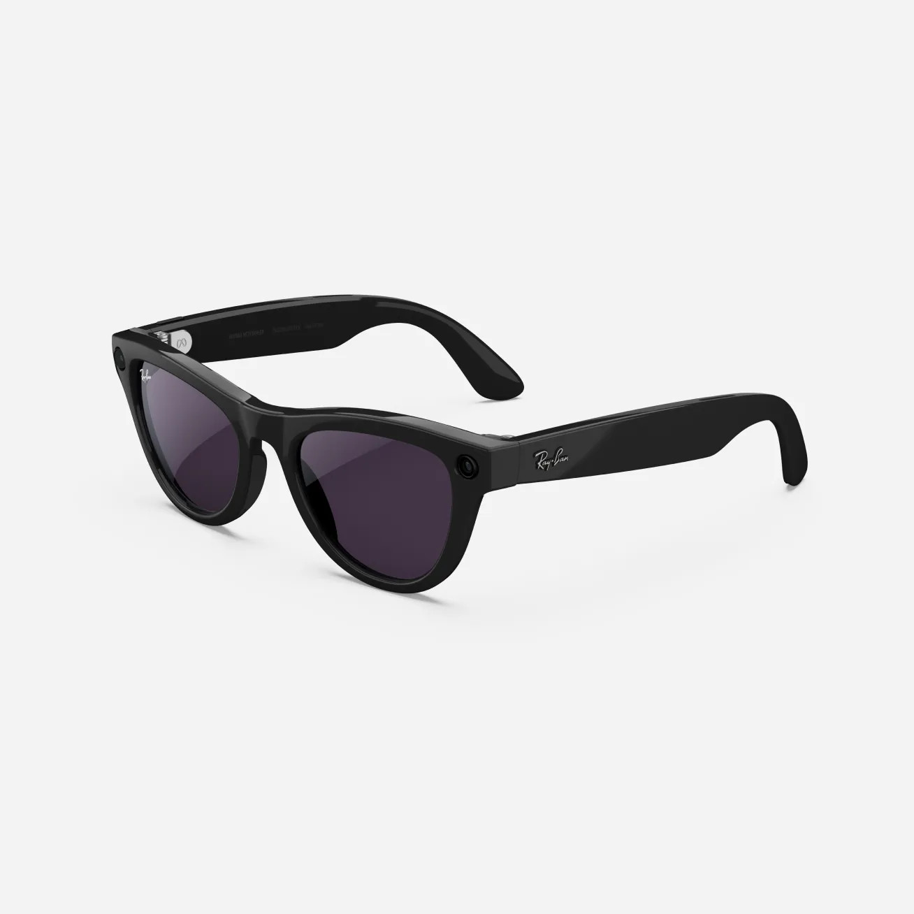 Refurbished Ray-Ban Meta Skyler (Gen 1), Shiny Black / Clear to Amethyst Refurbished Ray-Ban Meta Skyler (Gen 1), Shiny Black / Clear to Amethyst