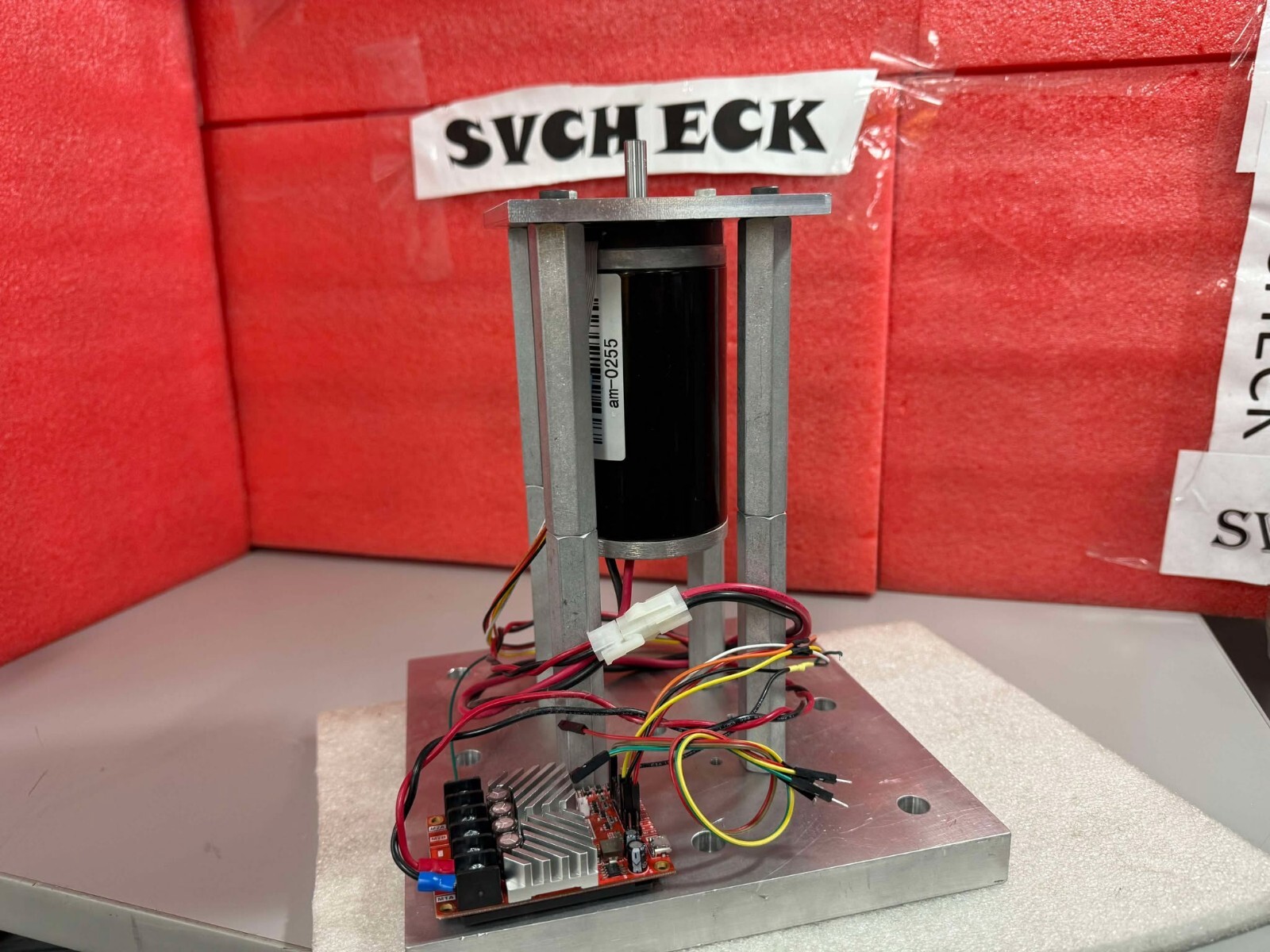 ROBOCLAW BASICMICRO with ANDYMARK PM25R-45F-1003 MOTION PLATFORM ROBOTIC STAGE