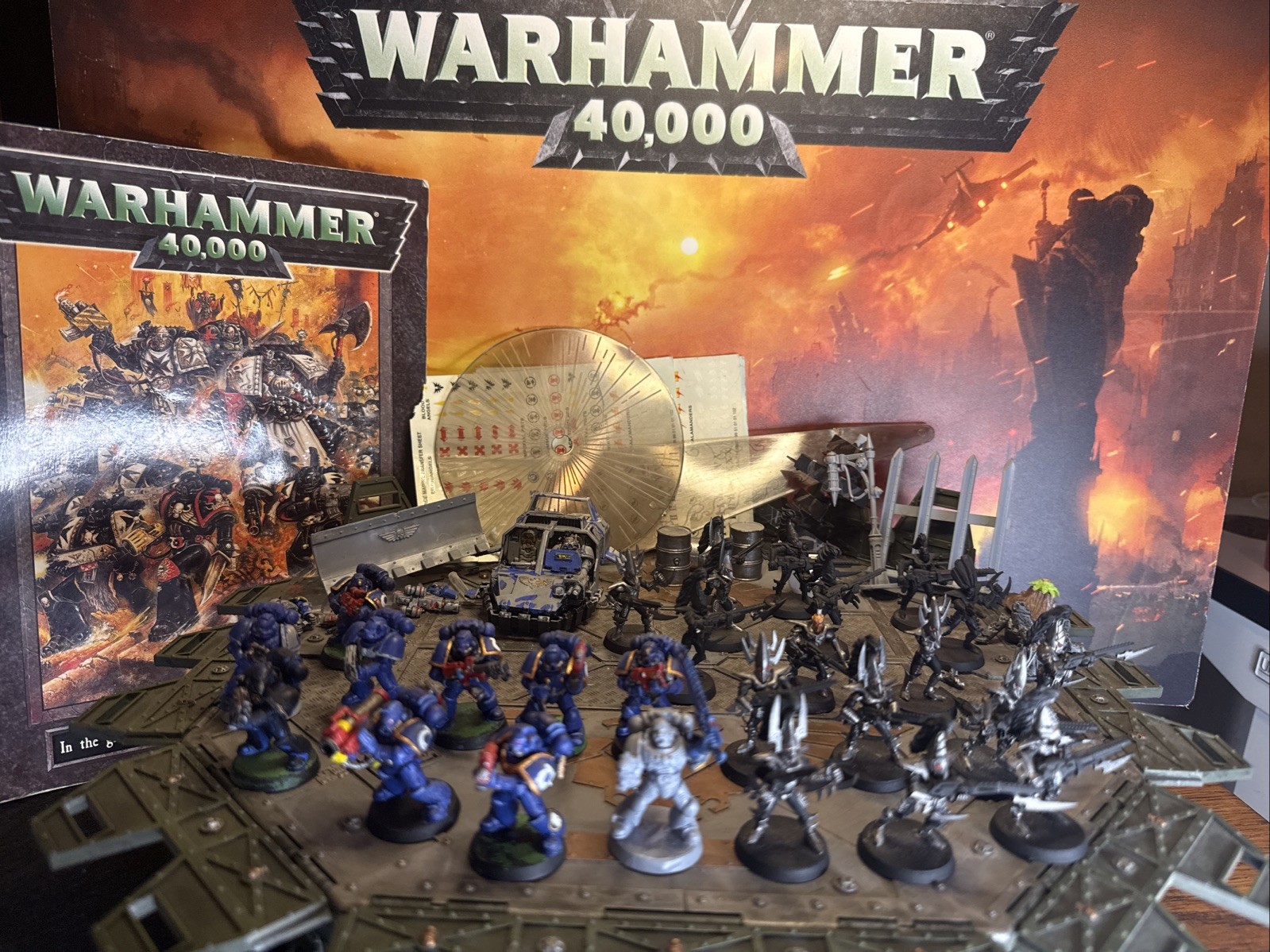 Warhammer 40K 3rd Edition Box Set  Vintage Late 1990s Space Marine & Dark Eldar