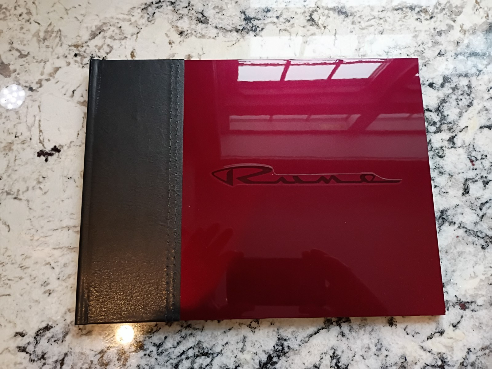 RARE Limited Edition Honda Rune Black Cherry Coffee Table Book With CDs Open Box RARE Limited Edition Honda Rune Black Cherry Coffee Table Book With CDs Open Box