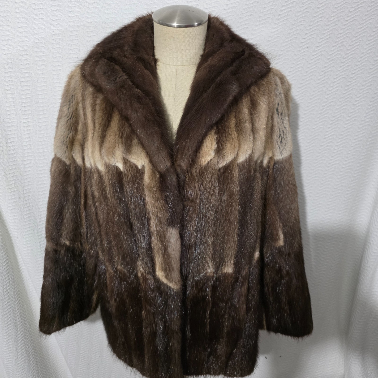 VTG Lark Lynn Genuine Mink Fur Coat Perfect for Upcycling Crafts or DIY Fur Vest