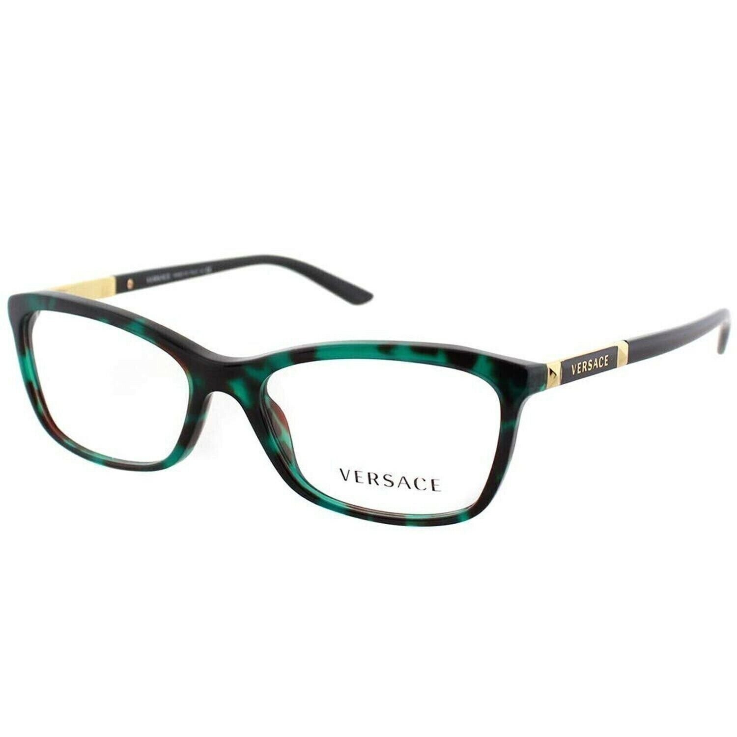 Versace Women\'s Havana/Green Eyeglasses 0VE3186 5076 54