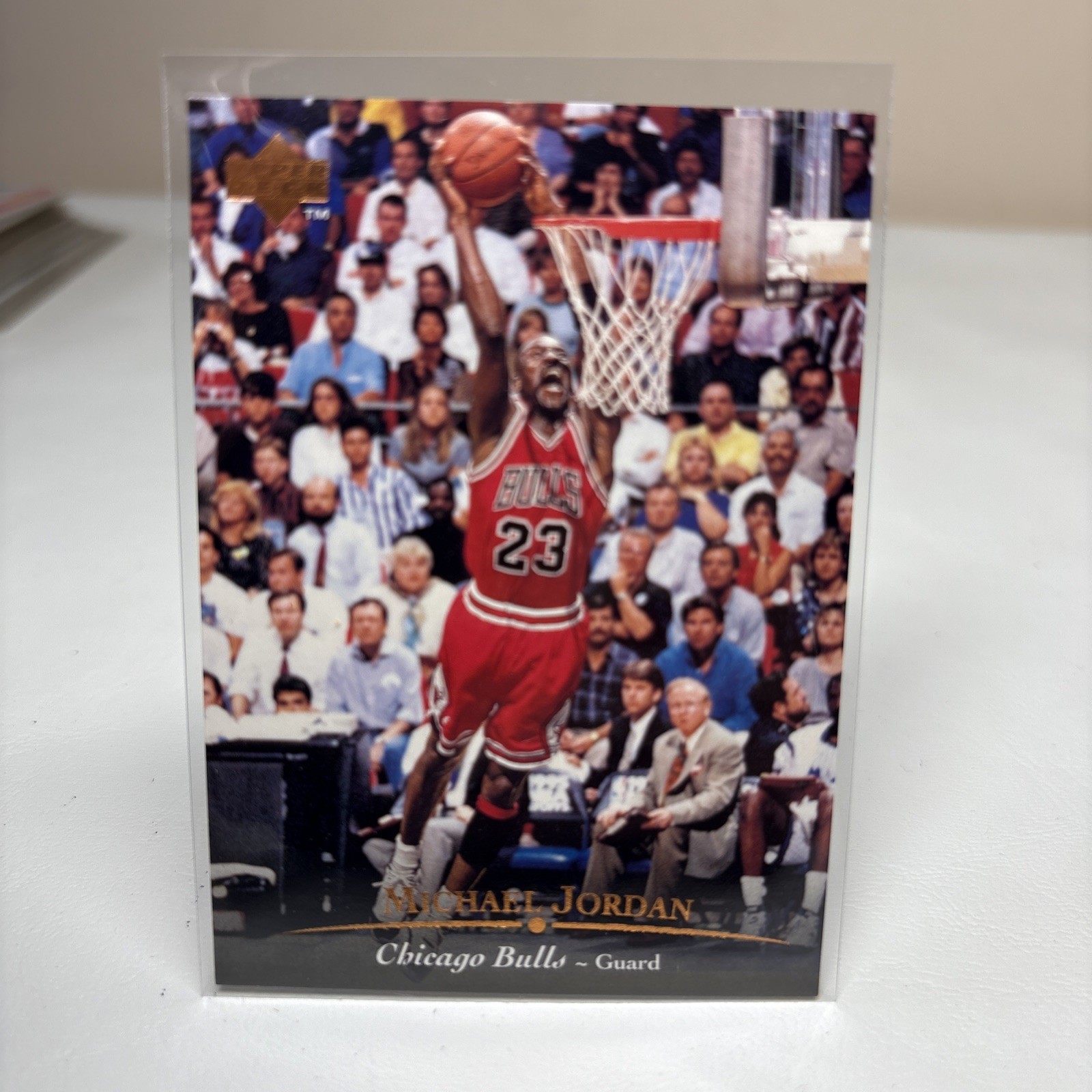 1995-96 Upper Deck - #23 Michael Jordan. Chicago Bulls. Promo NM/MT 1995-96 Upper Deck - #23 Michael Jordan. Chicago Bulls. Promo NM/MT