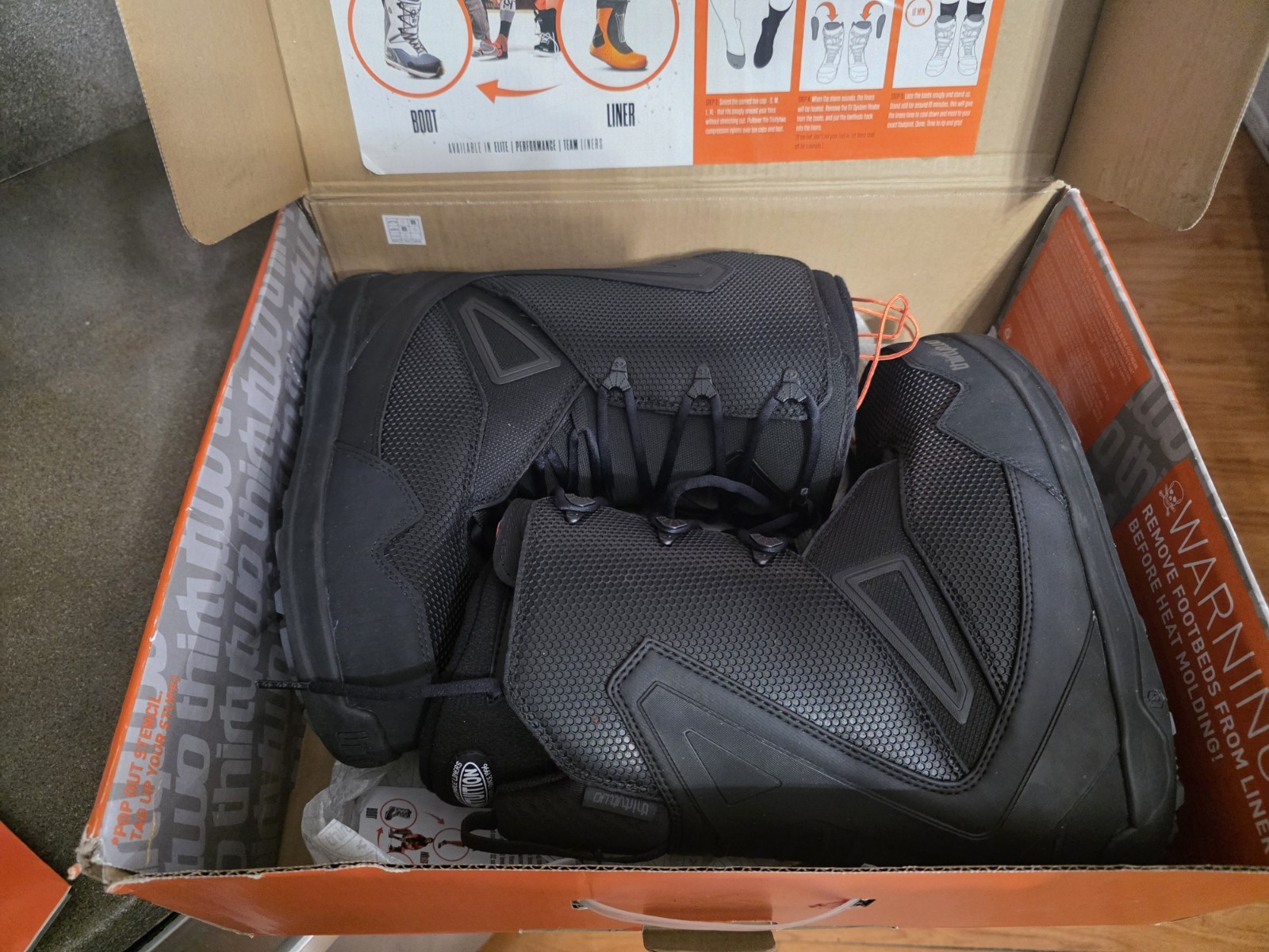 THIRTYTWO TM-2 Men SNOWBOARD BOOTS Size 11
