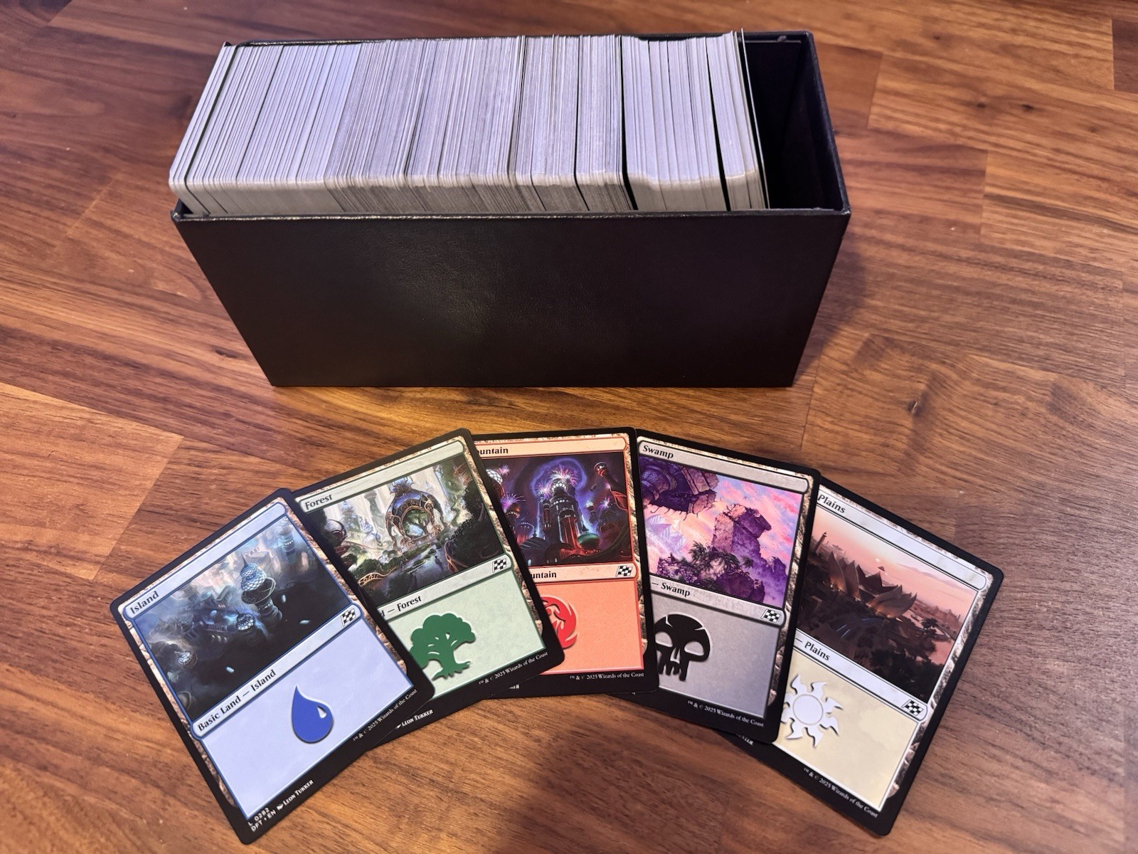 500 Basic Lands MTG - 100 of Each Color - Bulk Lot Set Mana 500 Basic Lands MTG - 100 of Each Color - Bulk Lot Set Mana