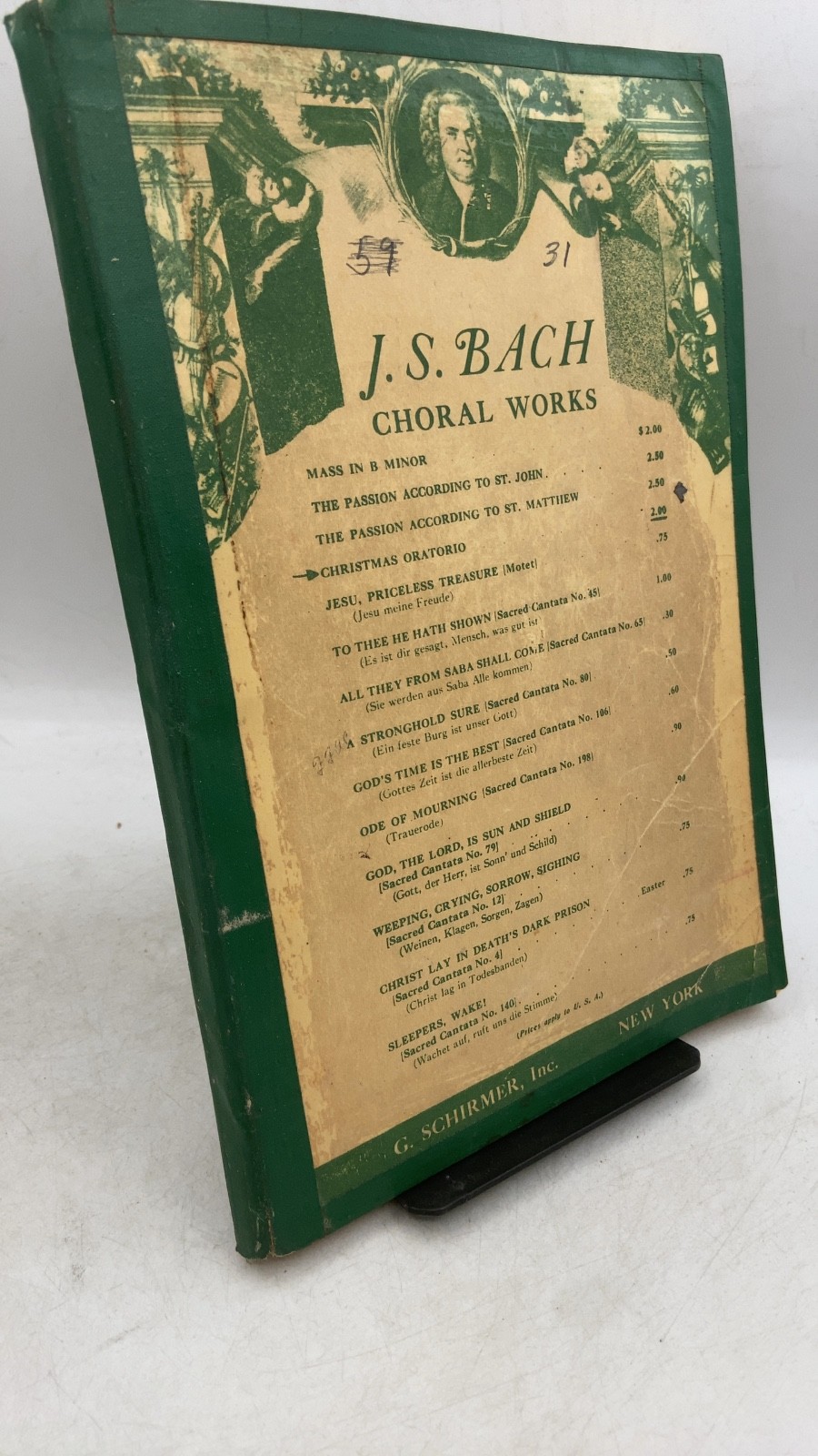 The Christmas Oratorio Johann Sebastian Bach Trade Paperback