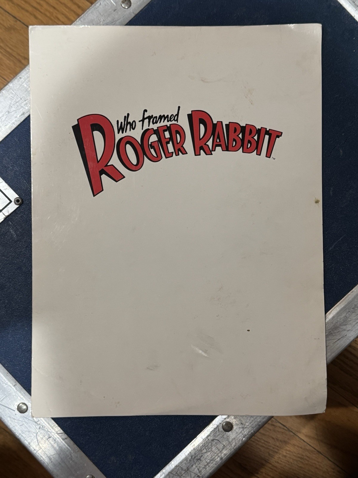 Who Framed Roger Rabbit Amblin Ent. Memorabilia Cast / Crew Screening Invite Who Framed Roger Rabbit Amblin Ent. Memorabilia Cast / Crew Screening Invite
