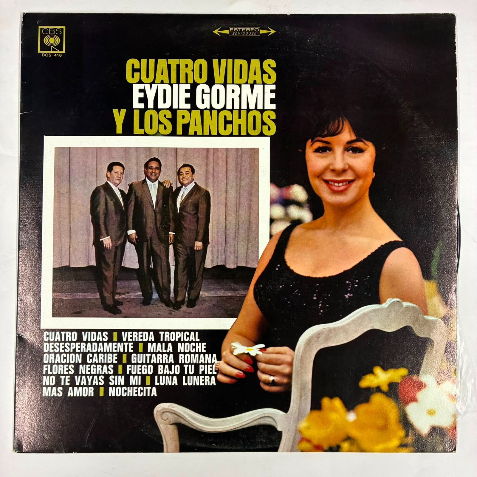EYDIE GORME Y LOS PANCHOS - EYDIE GORME Y LOS PANCHOS - 1965 MEX LP TRANSLUCENT