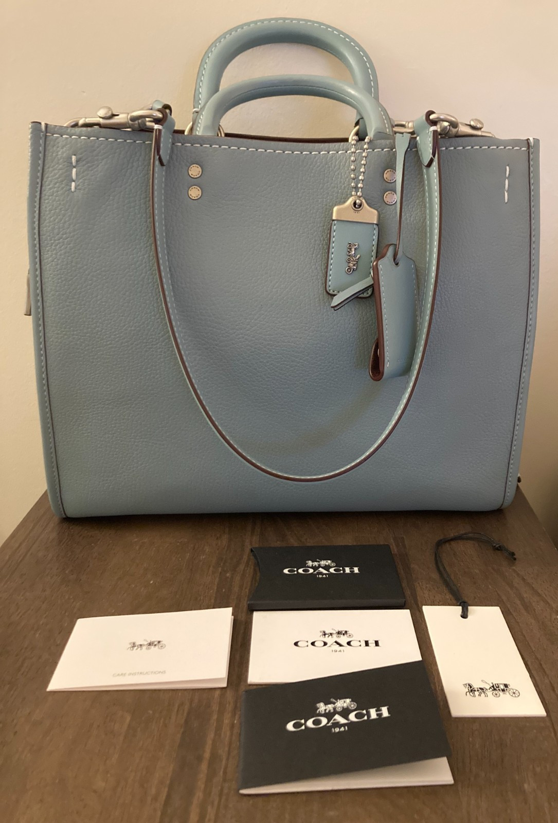 NWT COACH 1941 Rogue 30 Steel Blue #38124 - 2nd Gen 2017 RARE HTF NWT COACH 1941 Rogue 30 Steel Blue #38124 - 2nd Gen 2017 RARE HTF
