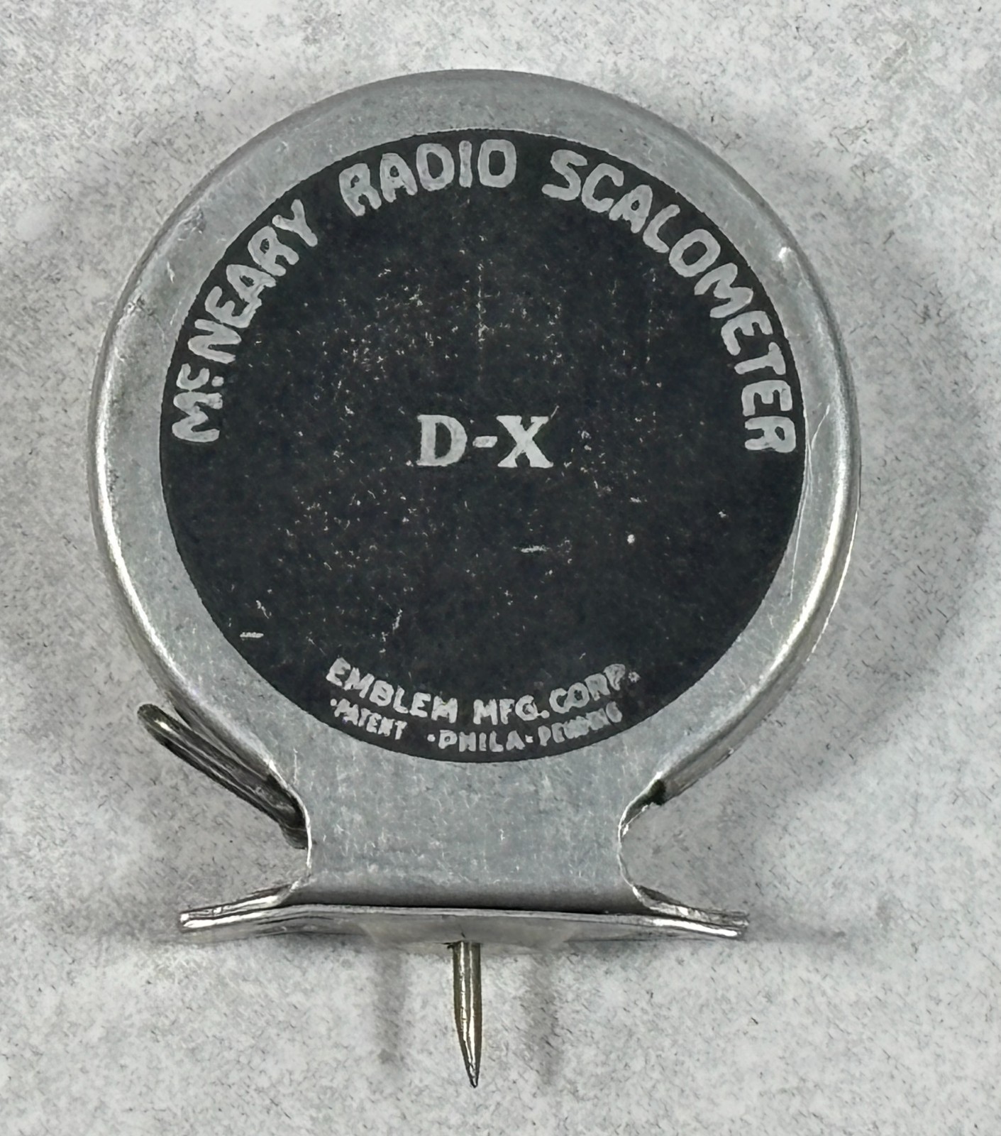 Antique 1923 McNeary D-X Radio Scalometer DX Distance Measuring Tool Tape