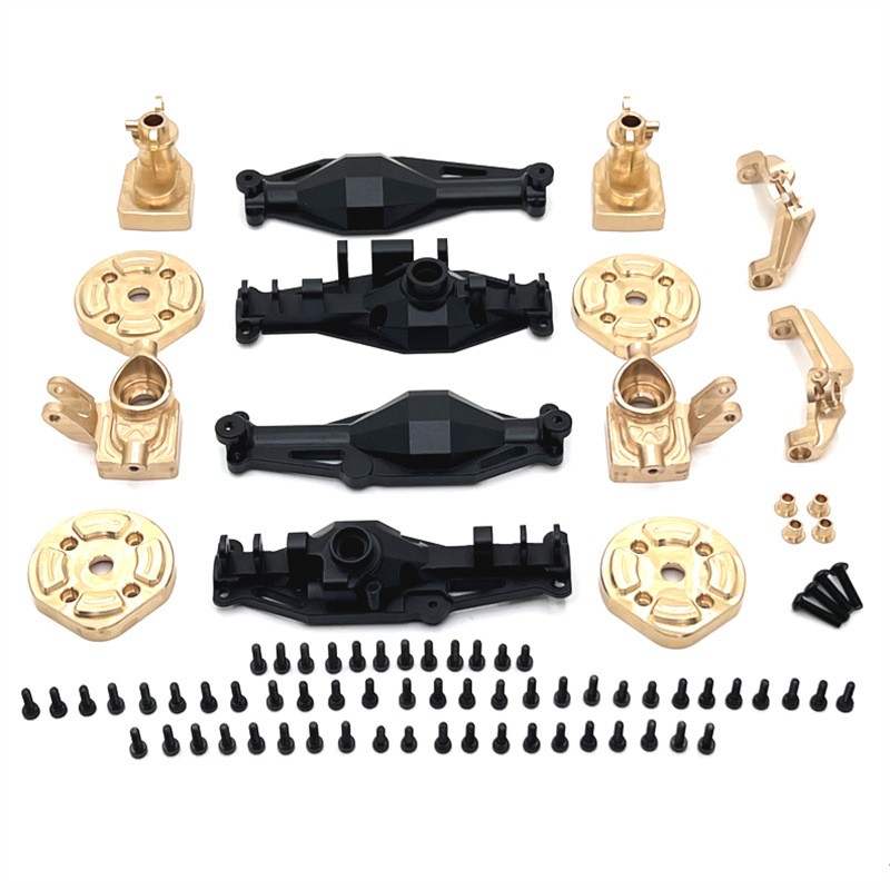 For MJX Hyper Go 1/12 H12Y H12Y+ RC Metal Upgrade Assembly Kit Chassis Guard Set