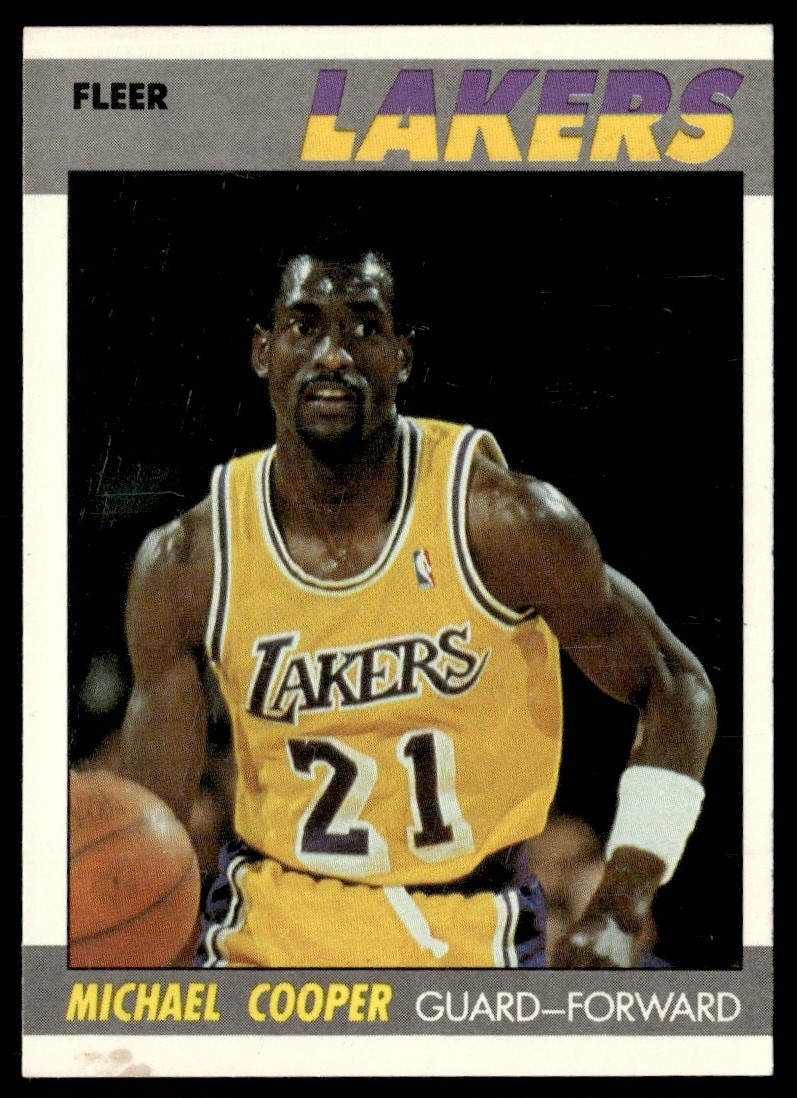 1987-88 Fleer Michael Cooper Los Angeles Lakers #21 1987-88 Fleer Michael Cooper Los Angeles Lakers #21