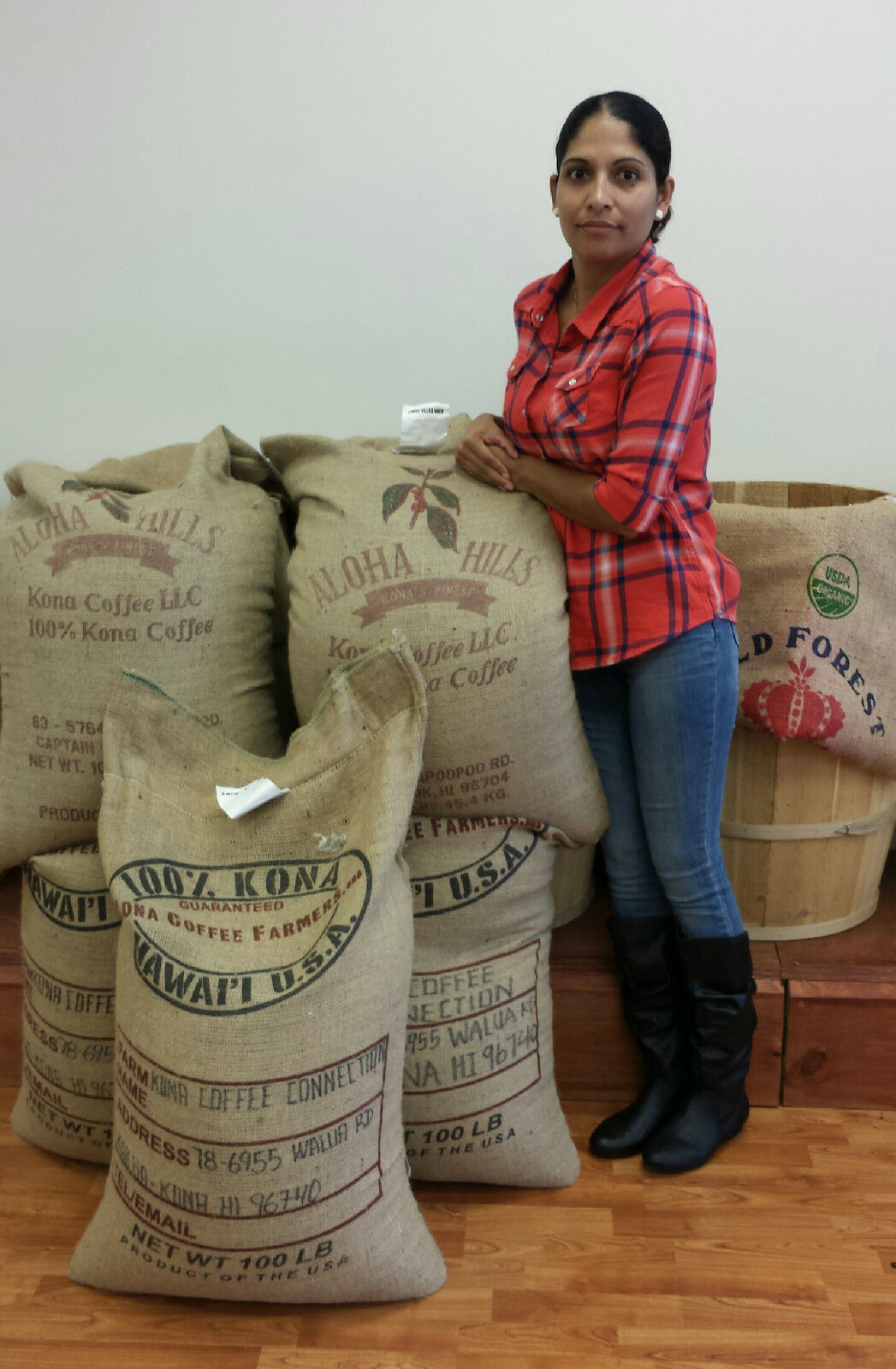 100% Kona Extra Fancy Green Coffee Beans Unroasted Raw Coffee Beans Bulk 10 Lbs