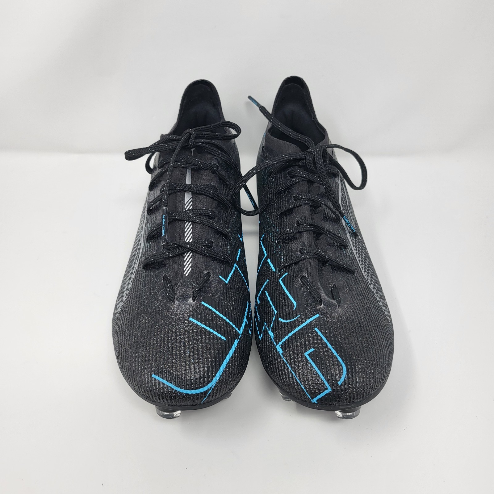 New Mens Puma Ultra 5 Ultimate FG Soccer Cleats 107683-02 Black / Silver Sz 7.5 New Mens Puma Ultra 5 Ultimate FG Soccer Cleats 107683-02 Black / Silver Sz 7.5